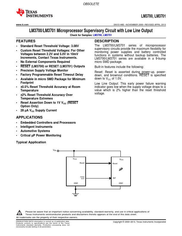 LM3700