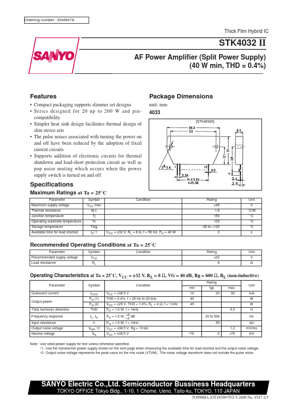 STK4032II