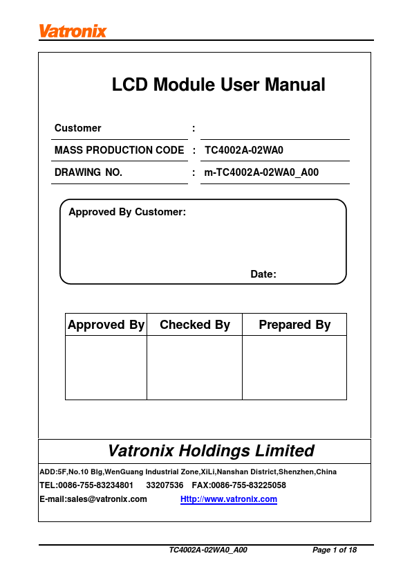 TC4002A-02WA0