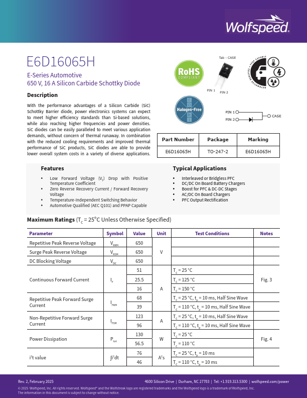 E6D16065H Datasheet Preview