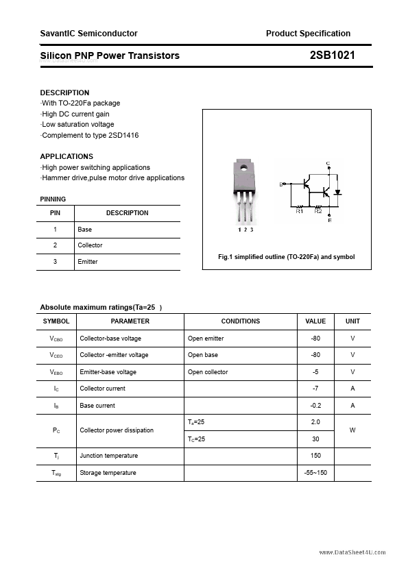 2SB1021