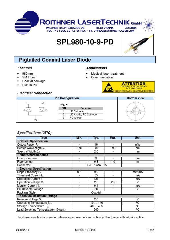 SPL980-10-9-PD