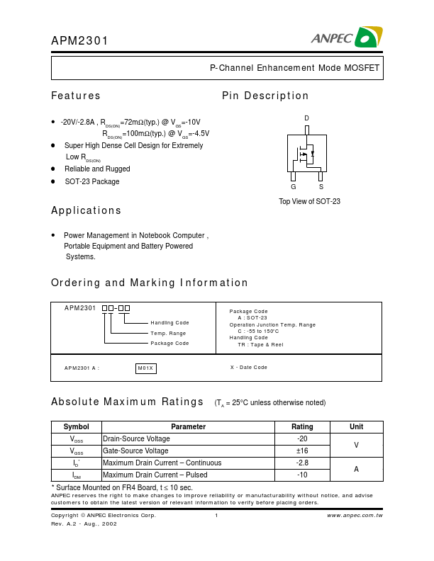 APM2301