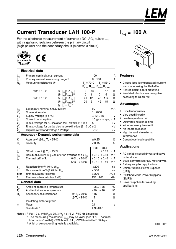 LAH100-P