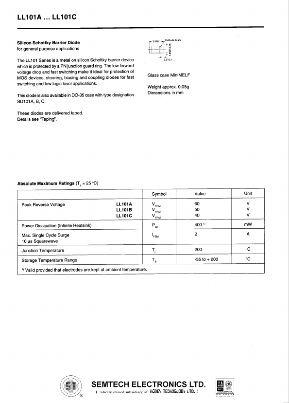 LL101 Datasheet Preview