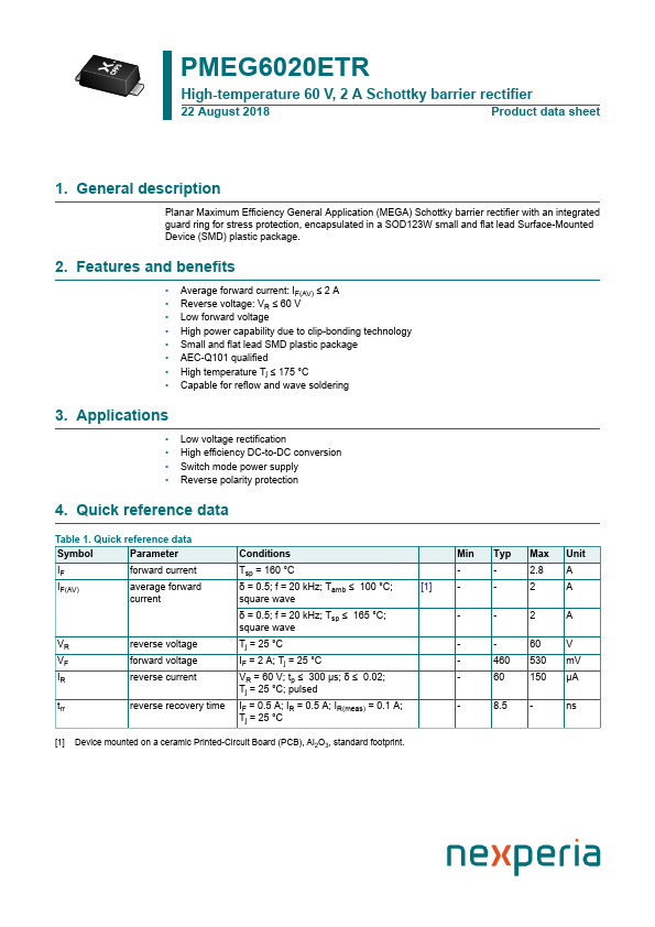 PMEG6020ETR