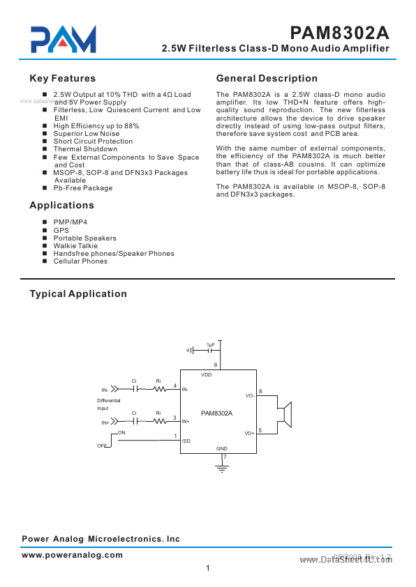 PAM8302A