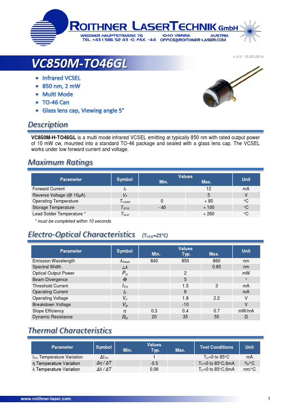 VC850M-TO46GL