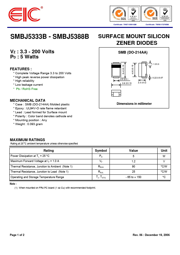 SMBJ5360B