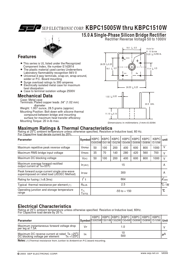 KBPC1508W