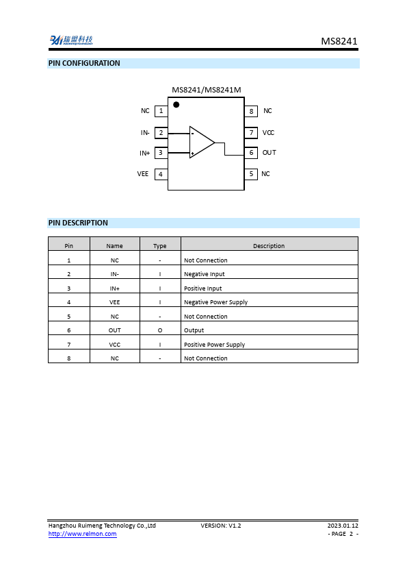 datasheet Preview Page 2