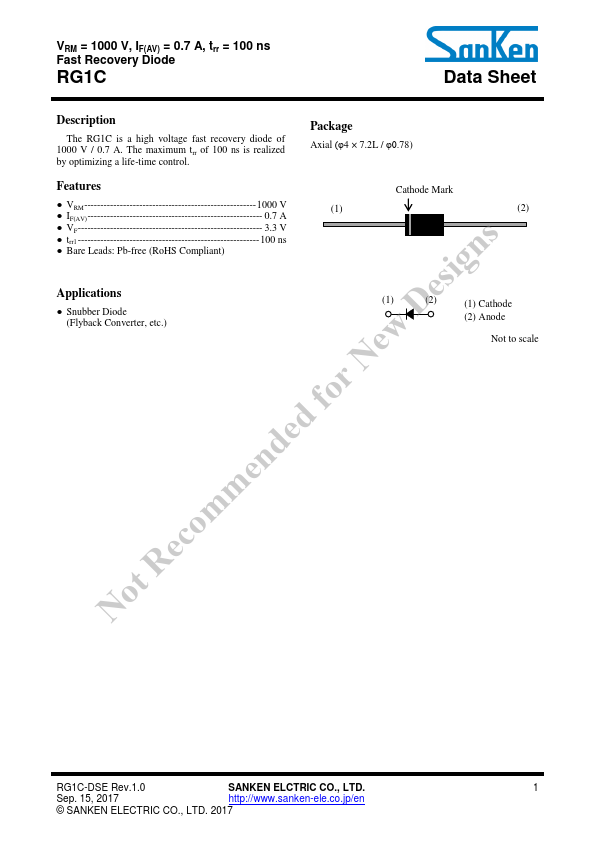 RG1C Datasheet Preview