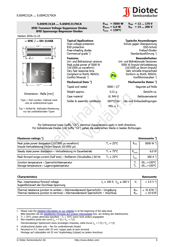 5.0SMCJ51A