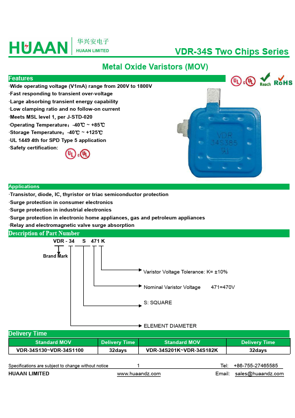 VDR-34S241K