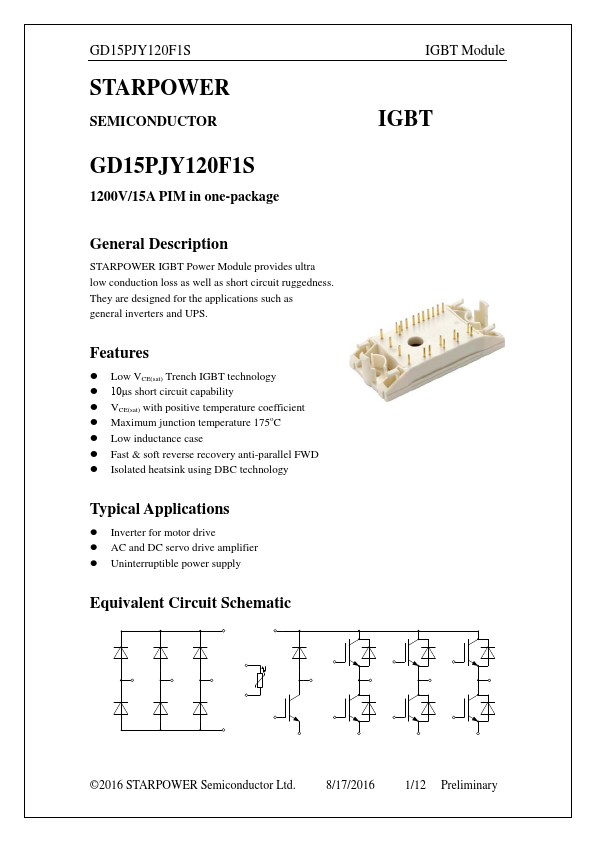 GD15PJY120F1S Datasheet Preview