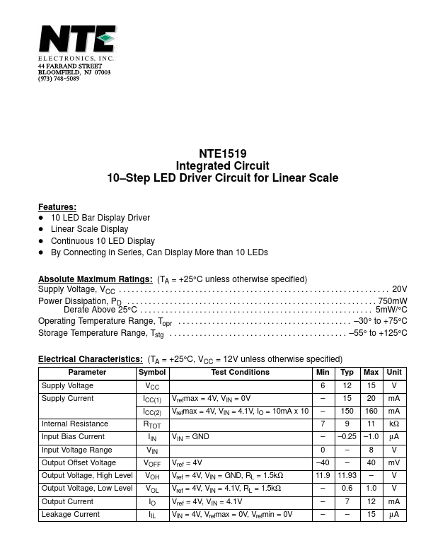 NTE1519