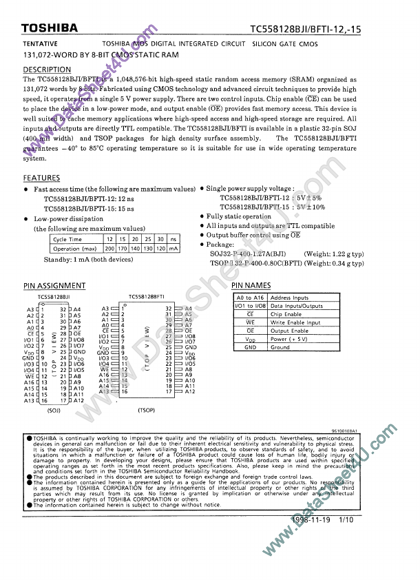 TC558128BFTI