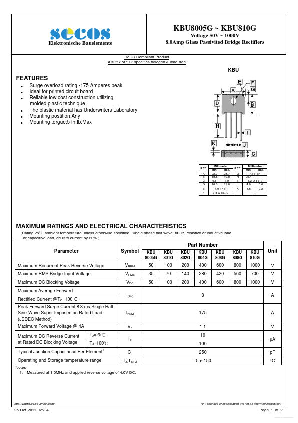 KBU808G