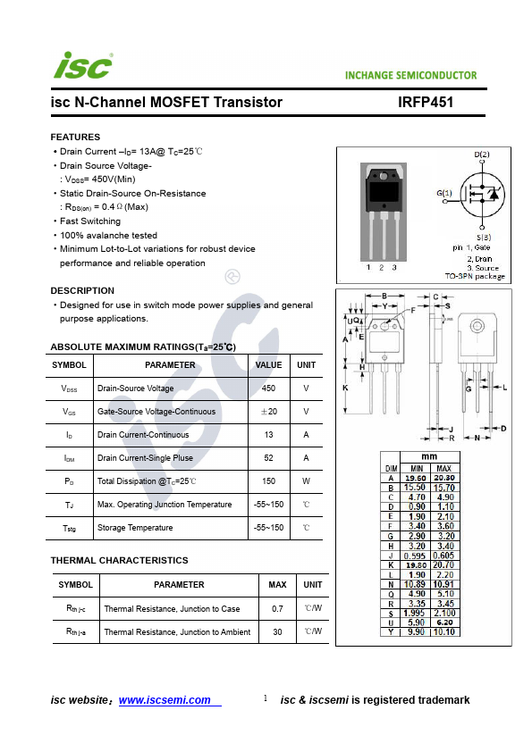 IRFP451