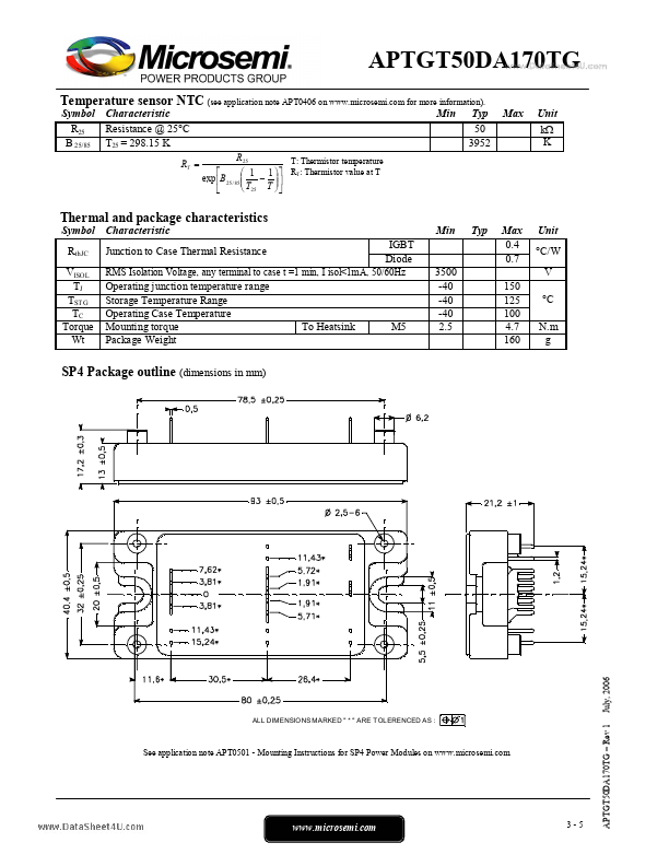 APTGT50DA170TG