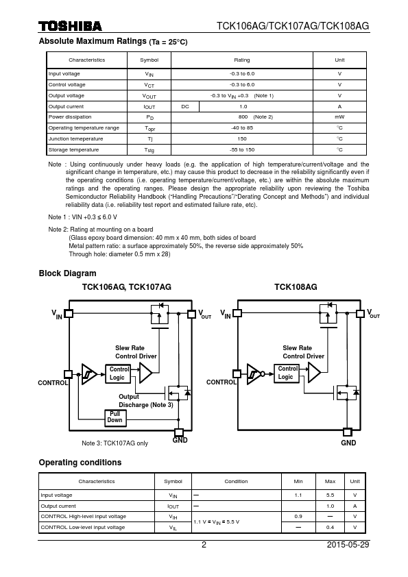 TCK107AG