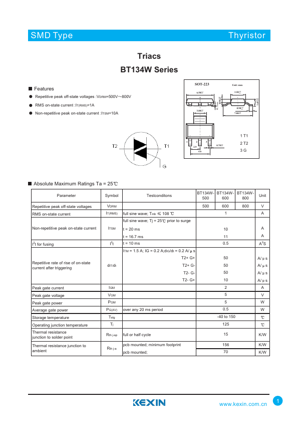 BT134W-600