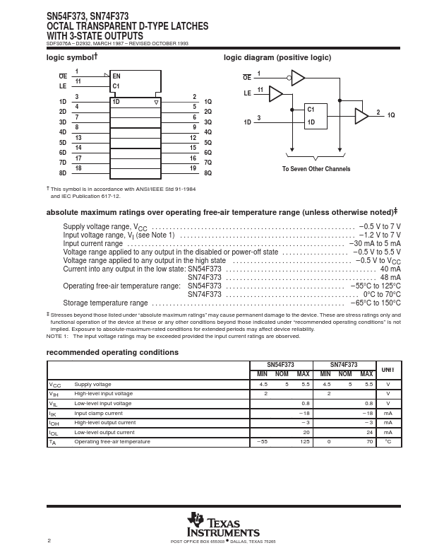 SN74F373N