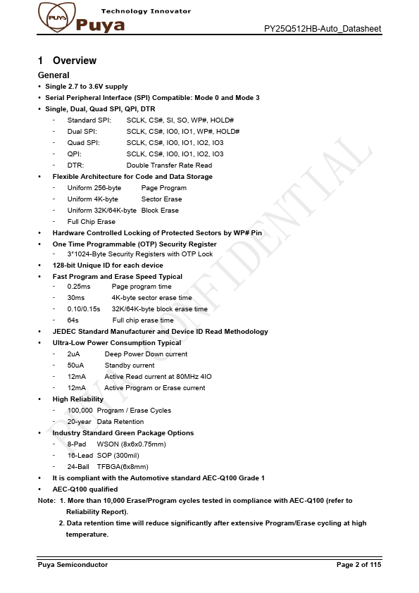 PY25Q512HB-Automotive