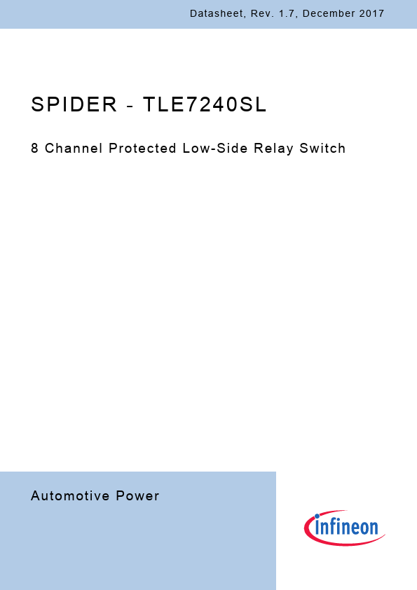 TLE7240SL Datasheet Preview