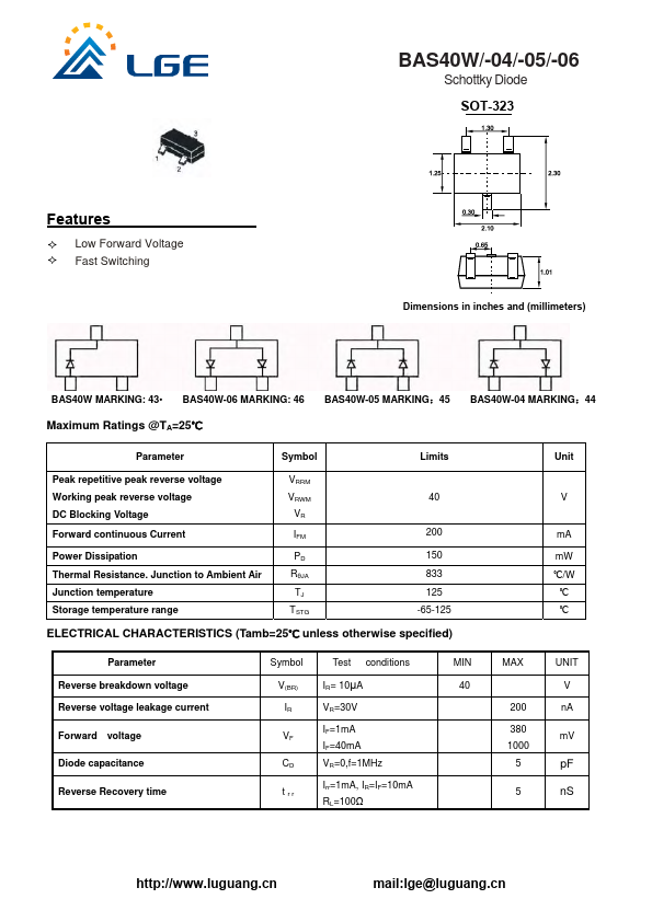 BAS40W