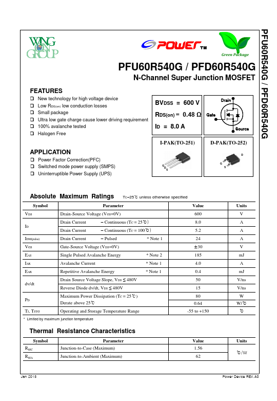 PFD60R540G