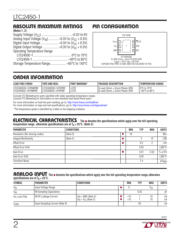 LTC2450-1