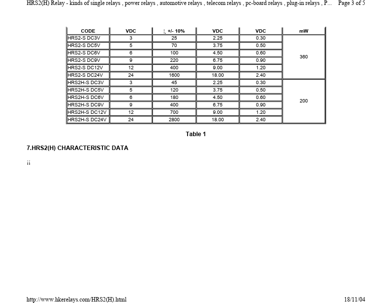 HRS2-S-DC6V