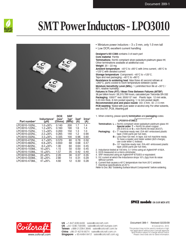 LPO3010-103MLC