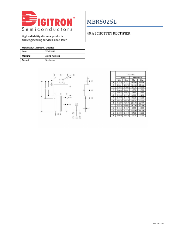 MBR5025L