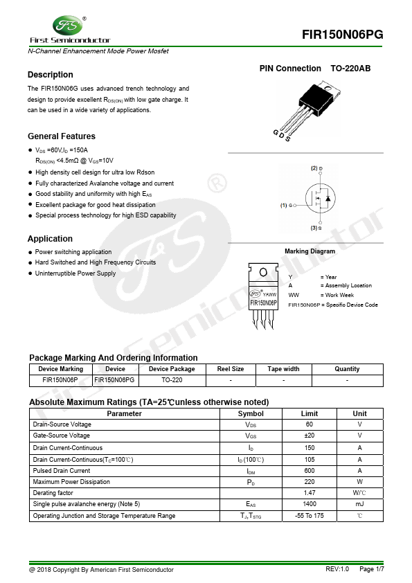 FIR150N06PG