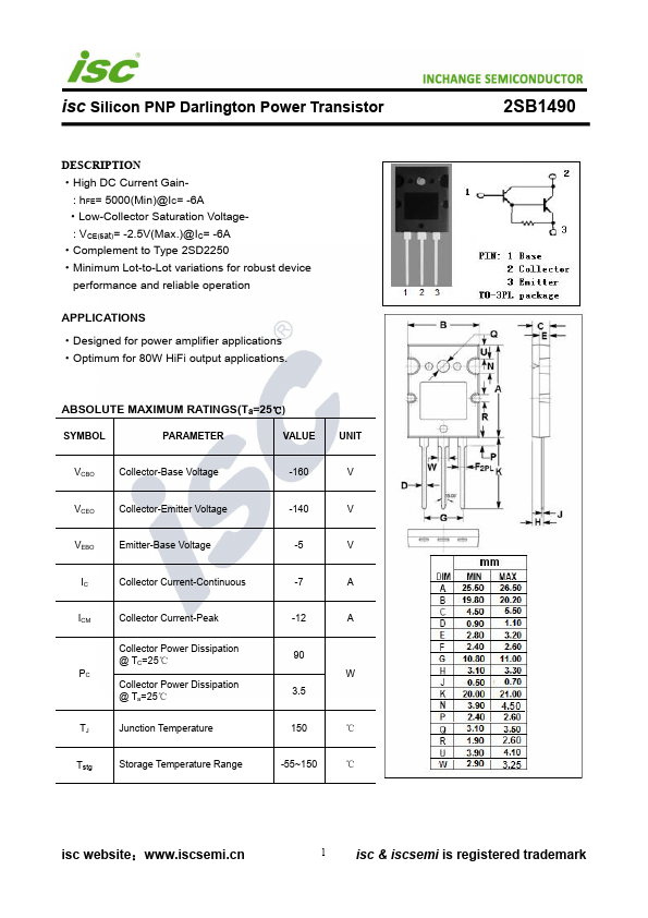 2SB1490