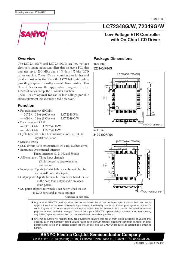 LC72348W