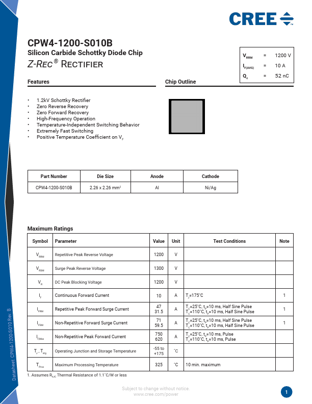 CPW4-1200-S010B