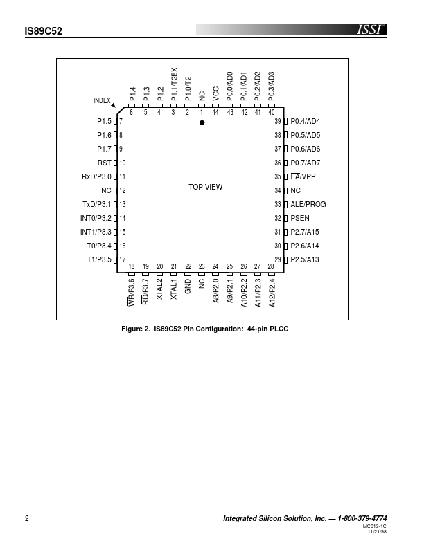 IS89C52-12PQI