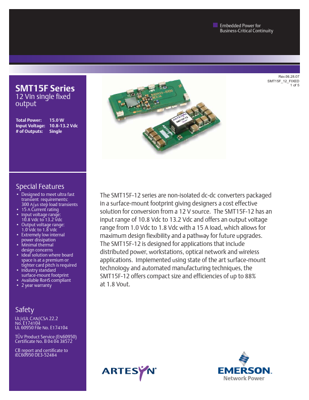 SMT15F-12S1V8J