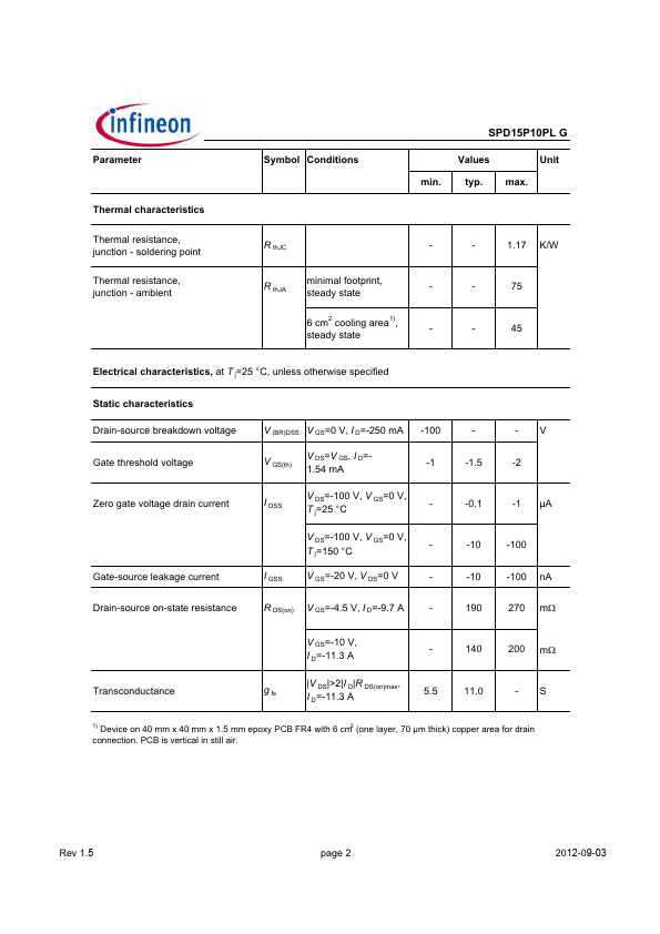 SPD15P10PLG