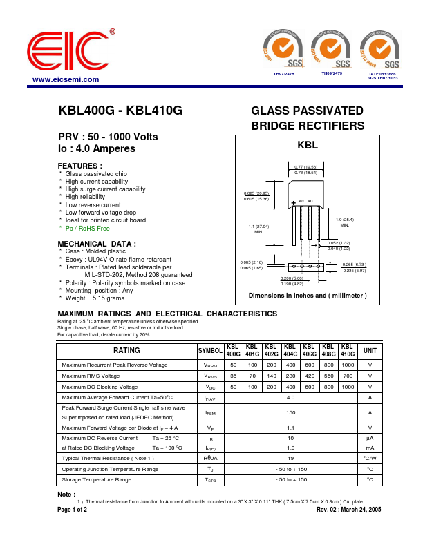 KBL404G