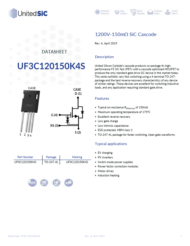 UF3C120150K4S