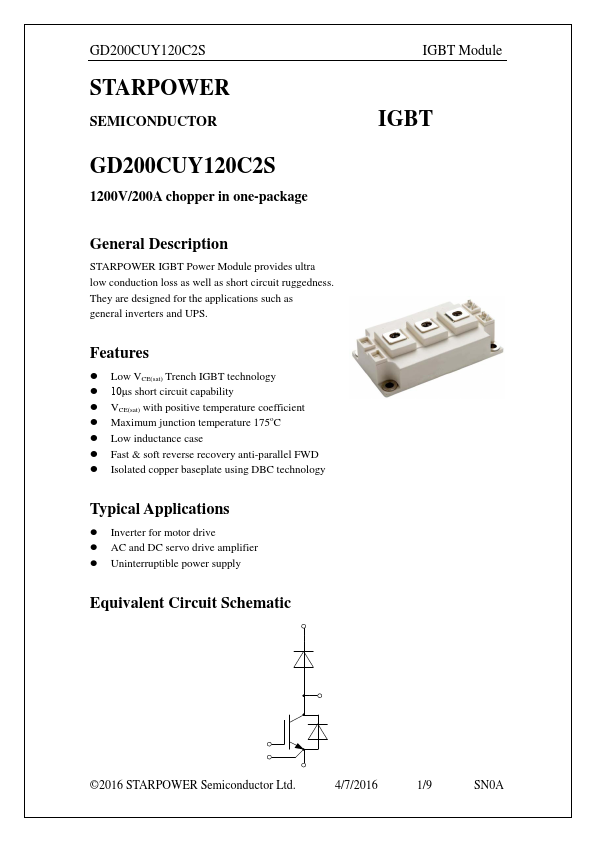 GD200CUY120C2S Datasheet Preview
