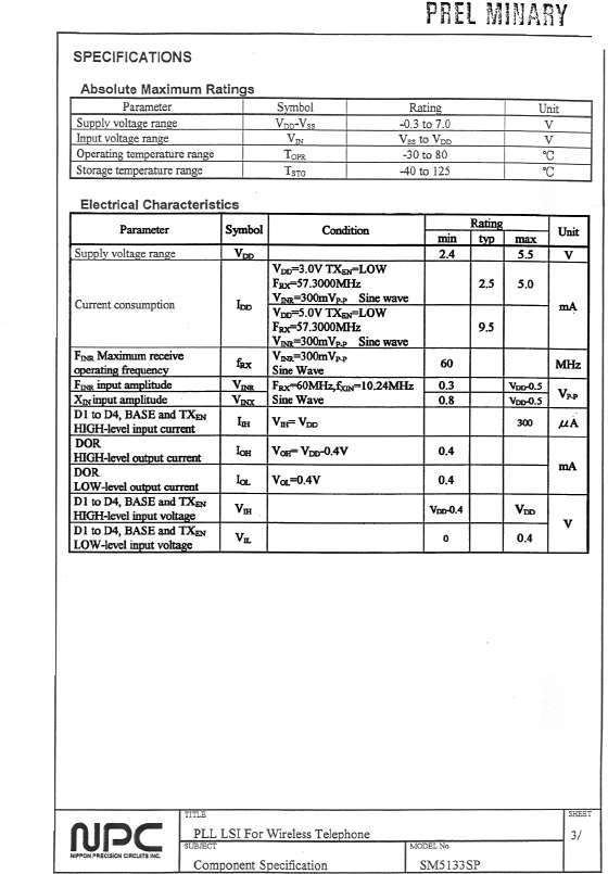 SM5133SP