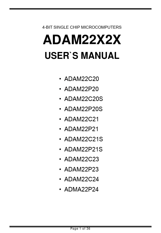 ADAM22P20S