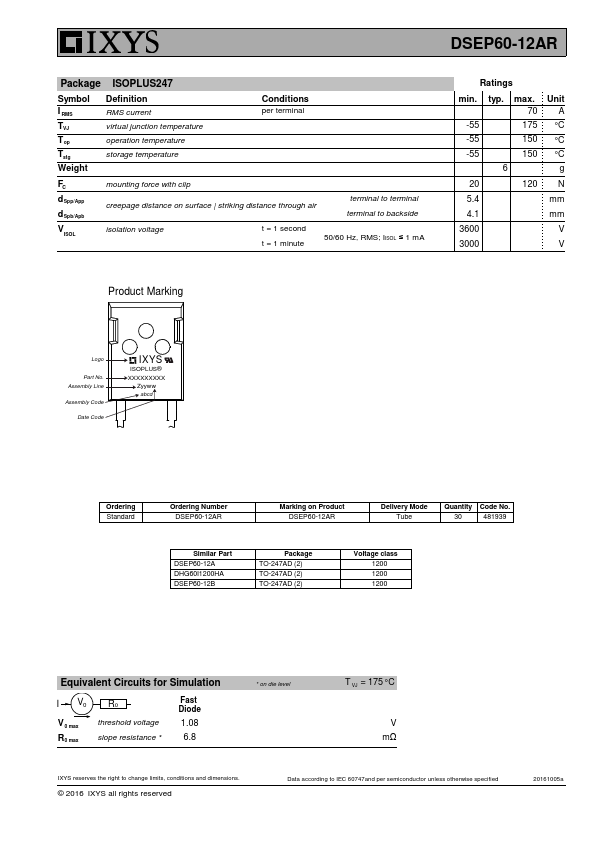 DSEP60-12AR