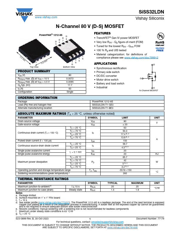 SiSS32LDN Datasheet Preview
