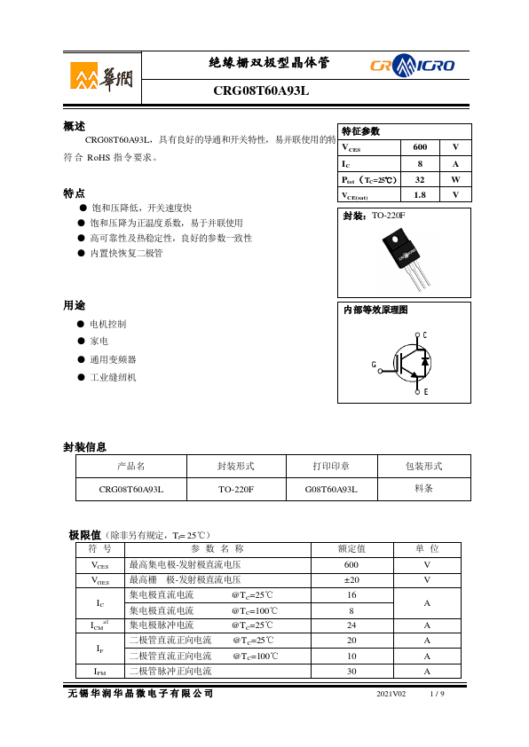 CRG08T60A93L Datasheet Preview